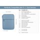thumbnail image 2 of Funda para Tablet Dadanism 23-29 cm Acolchada Azul, 2 of 7