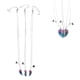 thumbnail image 2 of 1 juego / 3 piezas de collar y pulsera de joyería gruesa para niñas pequeñas, 2 of 8
