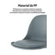 thumbnail image 3 of Pack 2 Sillas Piso Bar Negras Altura Regulable Con Respaldo, 3 of 8