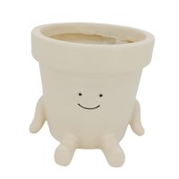 Bothyi - Macetero Sonriente De Dibujos Animados, Maceta De Pared Para Estantería De Escritorio, Interior Y Exterior
