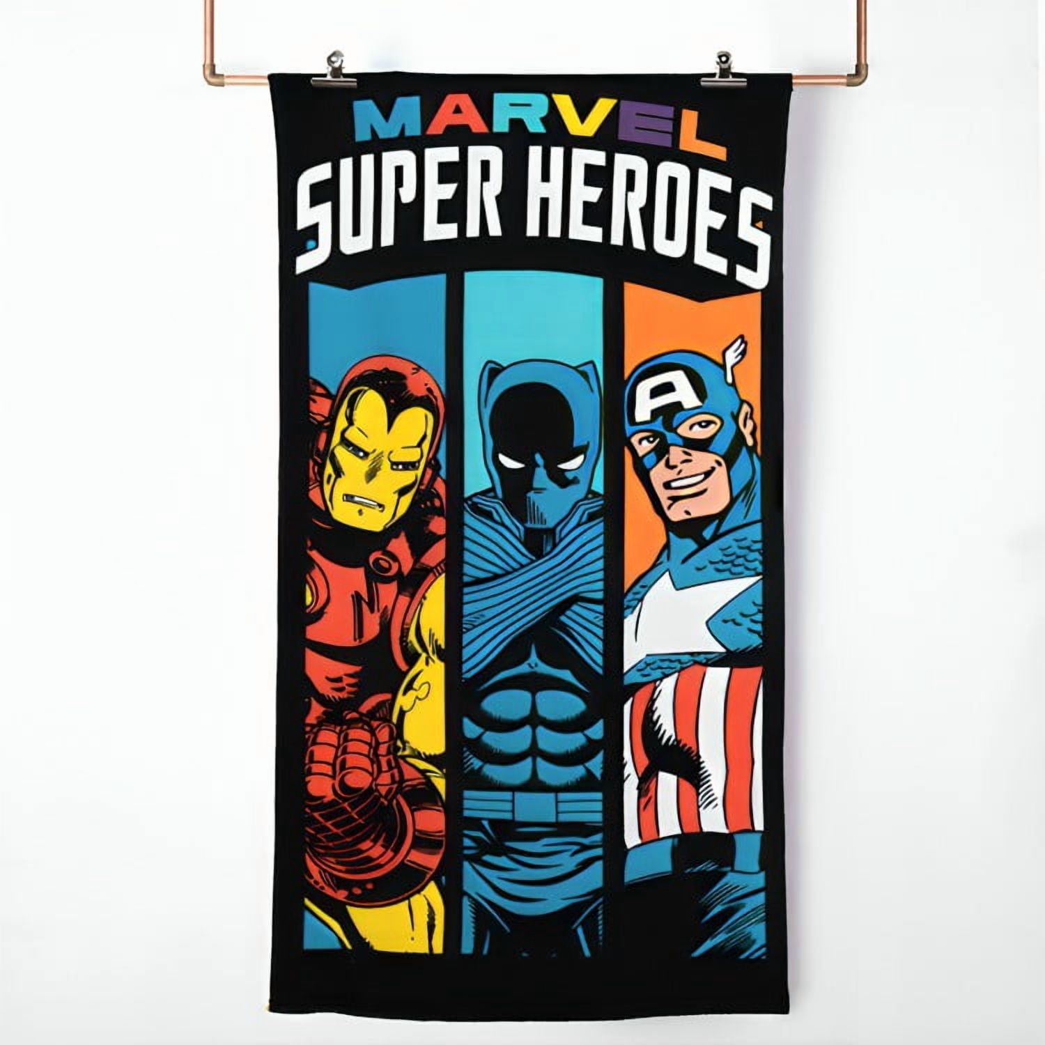 Mashini - Toalla De Playa+ Bolso Avengers Heroes