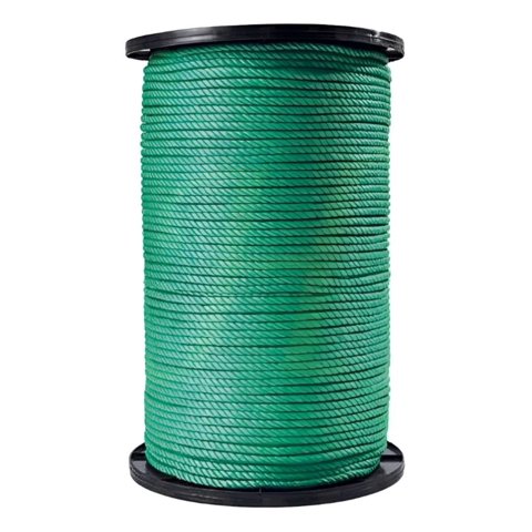 Metalfer - Cordel Plastico 4Mm X 100 Mts 10 Kg Verde