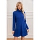 thumbnail image 1 of Sweater Mini Vestido Corto Tejido Mujer Cuello Alto Doble 2001, 1 of 3