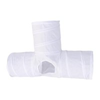 Ioensy - Gatito Túnel Tubo Entrenamiento Doblado Gatito Gato Juguetes Con Juego Bola Gato Túnel Forma De T