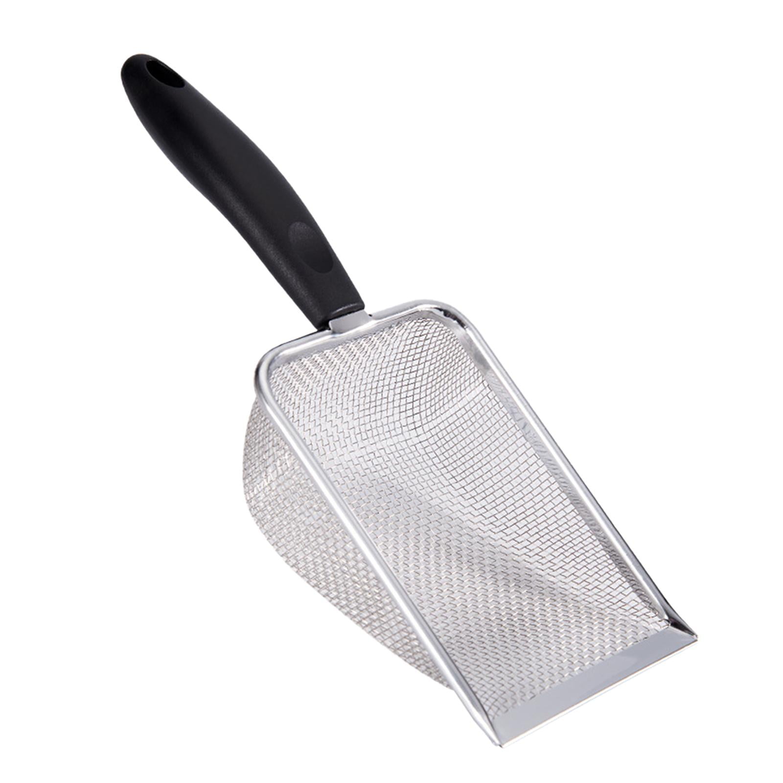 Ioensy - Caja De Arena Scooper Cuchara Pala Cuchara De Arena Para Gatos Para Acuario Lagartos Conejo 2.8mmx2.8mm