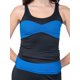 thumbnail image 1 of Jess by Meiko Top de Tirantes Ajustado y Elástico para Mujer con Panel en Contraste y Bandeau Negro y Azul S, 1 of 6