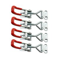 Magideal - 4 Uds. Abrazaderas De Pestillo De Palanca, Pestillos De Caja De Gabinete De Liberación Rápida Ajustables, Cerrojo De Bloqueo De Manija De Palanca Para