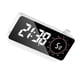 thumbnail image 5 of Reloj despertador digital con 3 niveles de brillo ajustables, mini reloj con espejo y relojes electrónicos. Blanco, 5 of 5