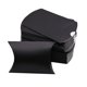 thumbnail image 1 of 100x Caja De Almohada Kraft Bolsa De Regalo Cajas De Dulces Con Cordeles Para Favores De Fiesta Negro, 1 of 5