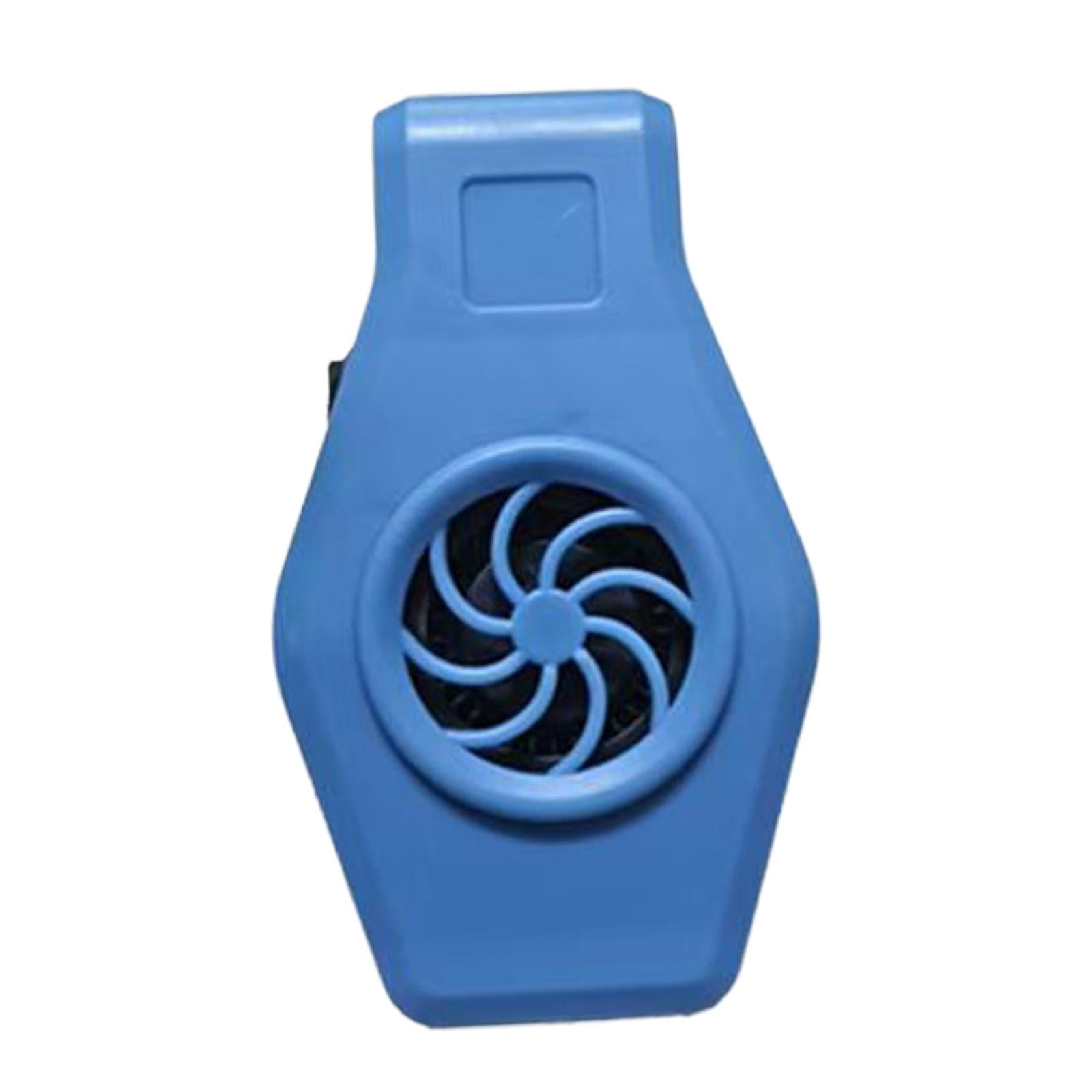 Magideal - Enfriador De Acuario, Velocidad Ajustable, Impermeable, Alimentación Por Usb, Accesorios, Enfriador De Acuario Para Peces De Colores, Agua Salada, Hám Azul