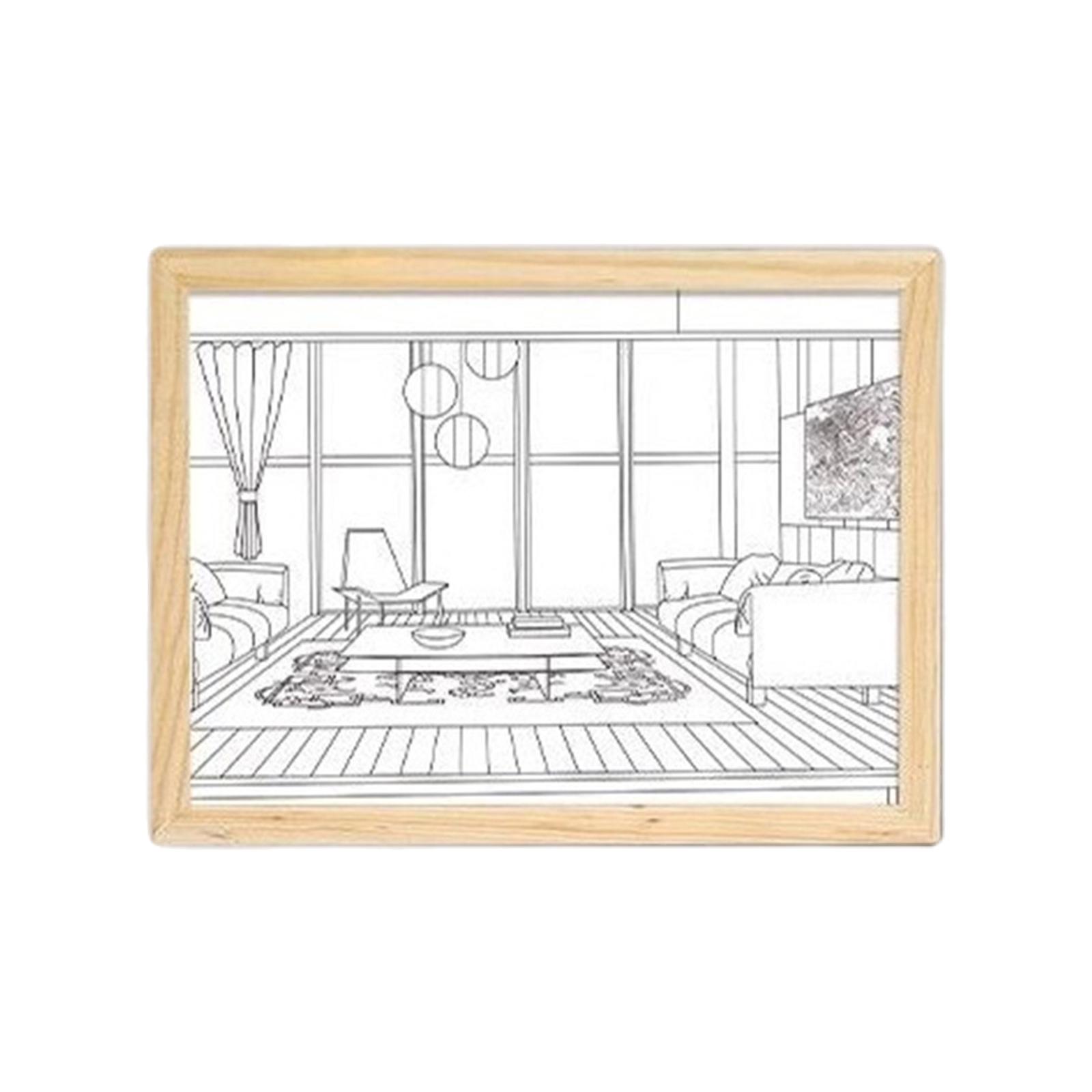 Magideal - Iluminación Led Pintura Decoración Lámpara De Noche Lámpara De Noche Ajustable Led Marco De Fotos Brillante Para El Día De San Valentín Sala De Estar Habitación Mar 31Cmx22Cm