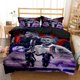 thumbnail image 1 of Modern Football superstar ed bedding Queen bedding set Soft and comfortable customized King size bedding set for boyBed Sheets, 1 of 5