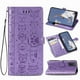 thumbnail image 2 of Funda Cartera FOXDOCK para OPPO A52 / A72 / A92 , Flip PU con Relieve de Gatos y Perros, Tarjetero y Soporte, 2 of 6