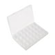 thumbnail image 3 of Organizador De Almacenamiento De Uñas PVC 28 Rejillas Para Uñas Postizas Diamante De Imitación Blanco, 3 of 5