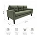 thumbnail image 4 of Sofá 3 Cuerpos Relan Sutri Sillon Capitoné Verde, 4 of 12