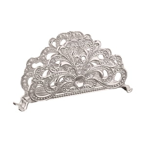 Bothyi - Dispensador De Servilletas, Estante De Papel Para Restaurante, Mesa De Mostrador, Fiesta De Picnic, Plateado