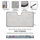 thumbnail image 2 of Primos Parasol para Parabrisas Delantero Protector Plegable, Visera Solar para Auto Bloquea Rayos UV Mantiene tu Vehículo Fresco140cm*76cm, 2 of 6