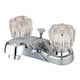 thumbnail image 1 of Grifo Kingston Brass KB161 American Twin con mango acrílico, 1 of 2