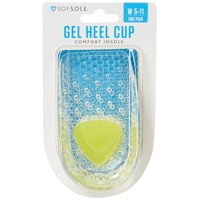 Gel Heel Cup Sof Sole Para Mujer, Tallas 5-11