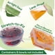 thumbnail image 4 of Tapas de silicona reutilizables unwasted para conservar alimentos (paquete de 7), 4 of 7
