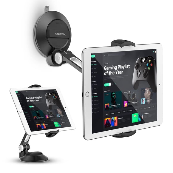 Soporte con ventosa para tablet o teléfono AboveTek iPad, color negro