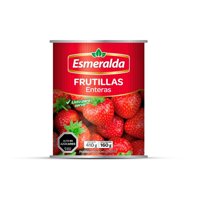 Frutillas Enteras Drenado 160 G - Neto 410 G Esmeralda
