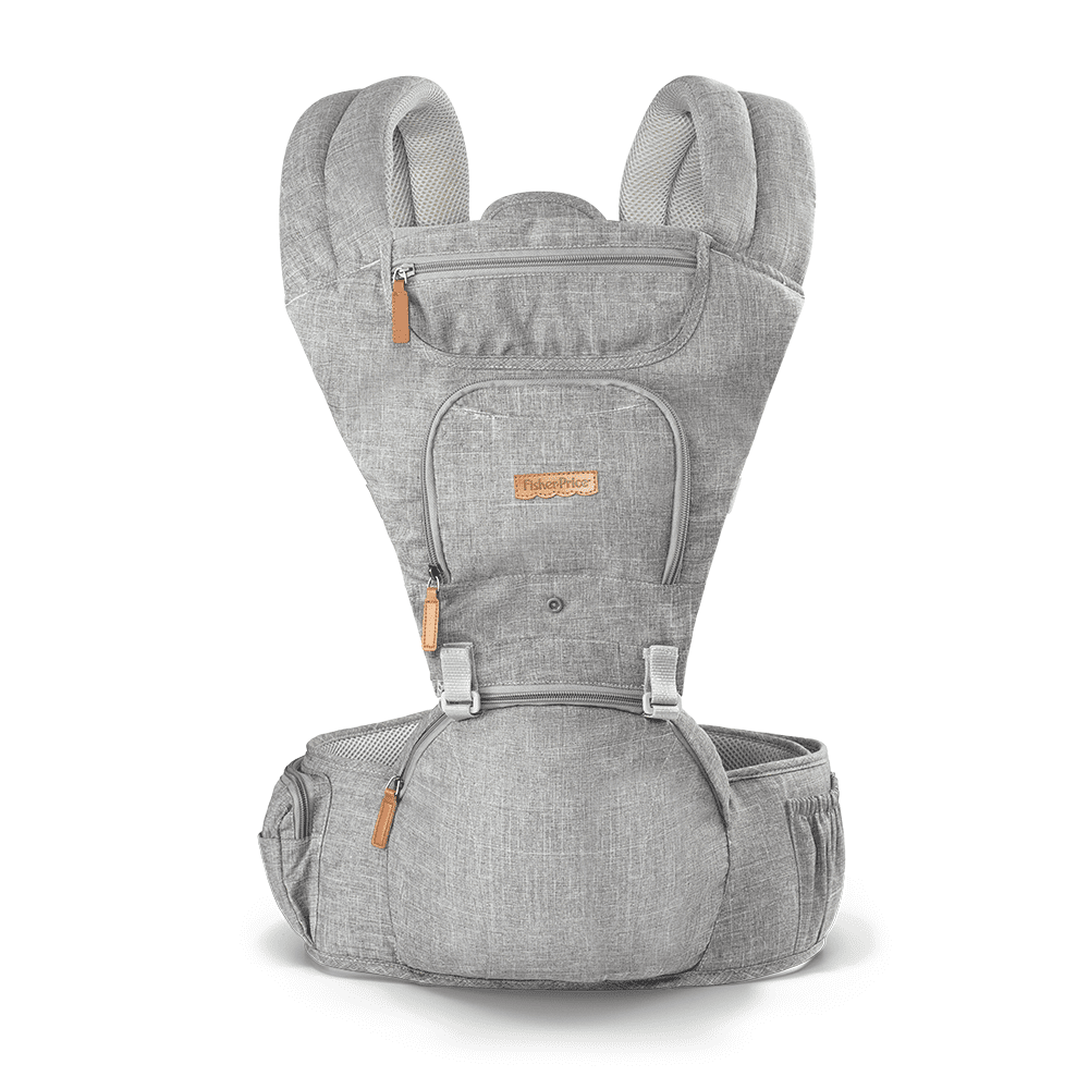 Canguro Porta Bebe Fisher Price Gris Bb312