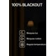 thumbnail image 4 of Cortina 100% Blackout de Tela Engomada 2 Paños cafe, 4 of 5