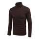 thumbnail image 2 of INSPIRE CHIC Suéteres de Hombre Jersey Cuello de Tortuga Manga Larga Ajustado Elástico Slim Fit Tops 34 Marrón, 2 of 7