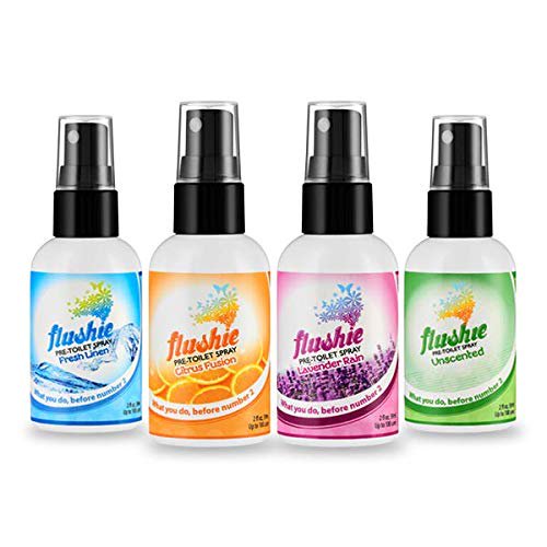 Aerosol para inodoros Flushie Pre-Inodoro, tamaño de viaje