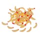 thumbnail image 1 of 50pcs 2.4cm señuelo de la pesca gusano grub señuelos señuelos suaves falsos gusanos beige, 1 of 5