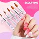 thumbnail image 2 of Teenitor Nail Art Tools Set, 23 Pcs Nail Art Brushes, 5 Pcs, 2 of 3