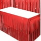 thumbnail image 1 of Mantel faldón flecos decorativo metalizado, 1 of 2