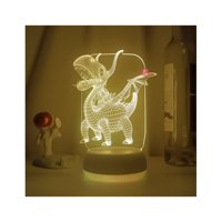 Lámpara Espantacuco Led 3D Para Niños Dinosaurio - Ps