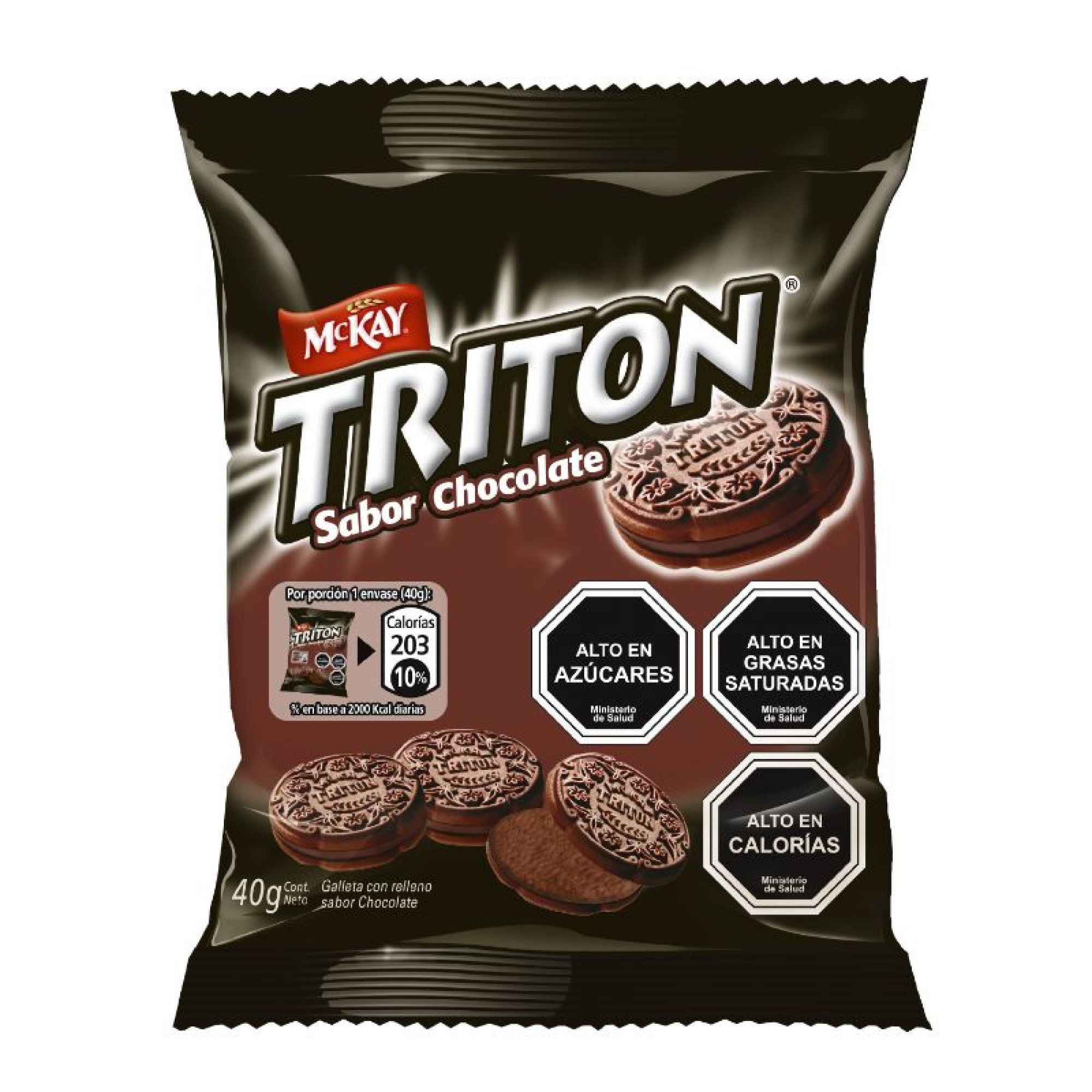 Galleta Mini Triton Chocolate 40 g McKay