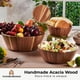 thumbnail image 2 of Juego de ensaladeras Woodenhouse de madera, juego de 3 piezas hechas a mano, 2 of 8