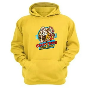 Genérico - Polerón Canguro Ardillas Al Rescate Amarillo Talla L Unisex