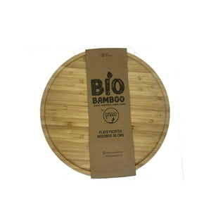 Decogreen - Plato Picoteo Redondo Bio Bamboo 30Cm