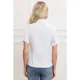 thumbnail image 3 of Blusa Mujer Manga Corta Elasticada Lisa Botones Formal 0057, 3 of 3