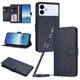 thumbnail image 1 of Funda Cartera Trébol para Samsung Galaxy S26 Edge con Ranuras Tarjetas y Carga Inalámbrica Azul oscuro, 1 of 6