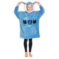 Manta Con Capucha Disney Para Adolescentes Minnie Mickey Stitch Blue