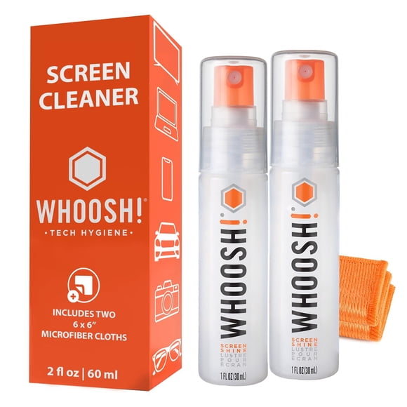 Limpiador De Pantalla ! Paquete De 2 Unidades De 30 Ml Con Paño De Screen Shine Go