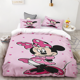 thumbnail image 5 of Pink Minnie Duvet Cover Girl Bedding Set for Teens Boy Girls Birthday Gifts Princess Style Bedroom Decoration Single, 5 of 5