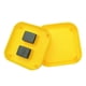 thumbnail image 1 of almohadilla de alfileres magnéticos cuadrados organizador de agujas de alfiletero amarillo, 1 of 5