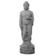 thumbnail image 1 of Decoración de estatua de Buda pequeña, regalo, meditación, artesanías, de pie para la decoración del patio del porche del jardín del hogar, 1 of 5