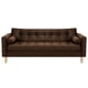 thumbnail image 1 of Sofa Retro 3cg Felpa 05 Chocolate, 1 of 6