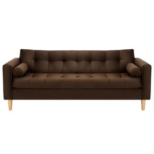 Bodevir - Sofa Retro 3Cg Felpa 05 Chocolate