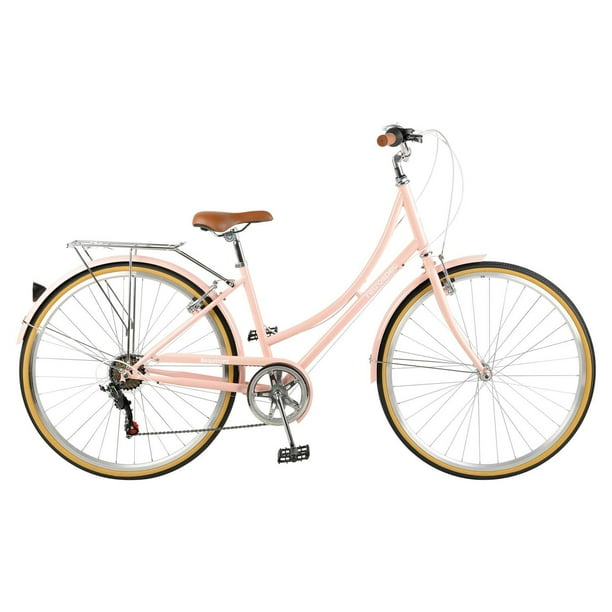 Bicicleta de Paseo Beaumont Step Through - 7 Velocidades rosa