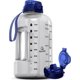 thumbnail image 1 of Botella AQUAFIT de 1900 ml con Marcador de Tiempo y Tapa 2‑en‑1, 1 of 8