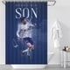 thumbnail image 3 of Son Heung-min Cortina de Ducha para Baño Decoración del Hogar, Cortinas de Baño Impermeables Duraderas, Cortina de Baño, Decoración de Baño para Adultos Niñas Niños, Regalos para Casa 119cmX180cm, 3 of 6